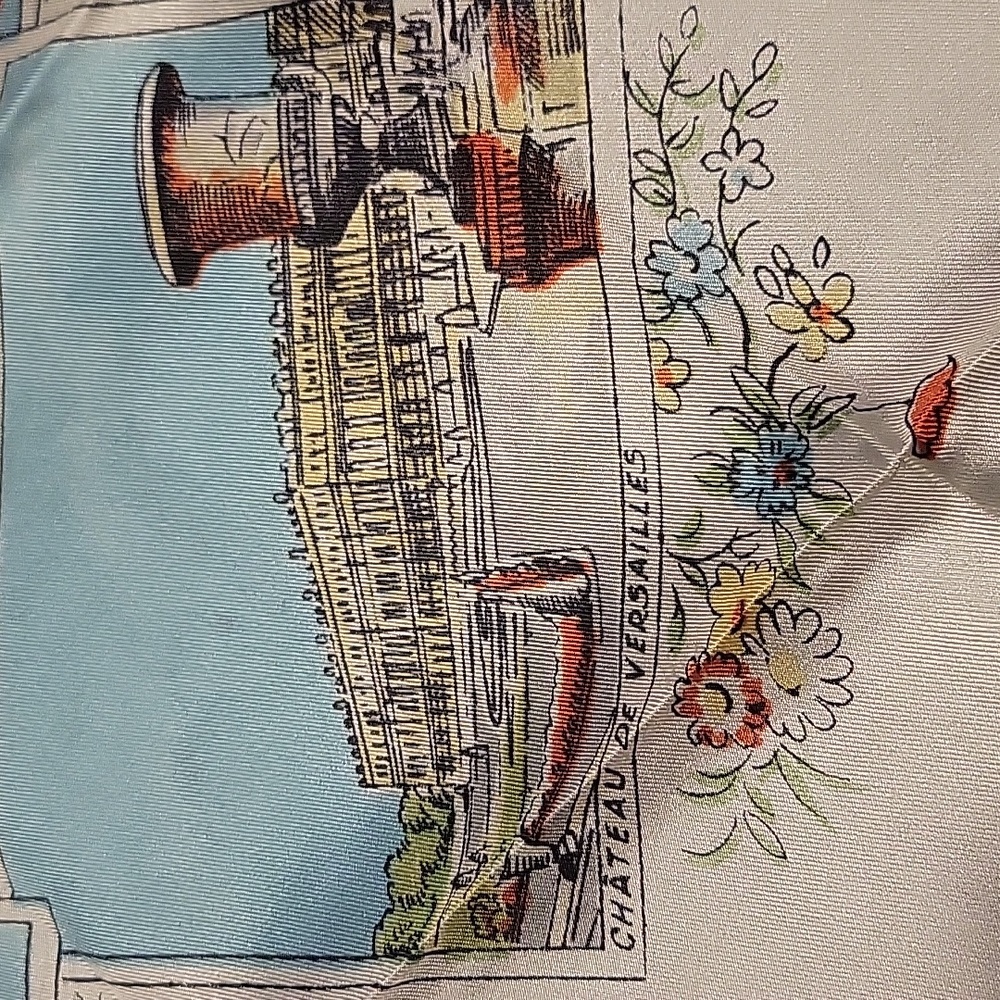 Source Unknown Map Print Scarf - Blue, Green, Red - Picture 15 of 16